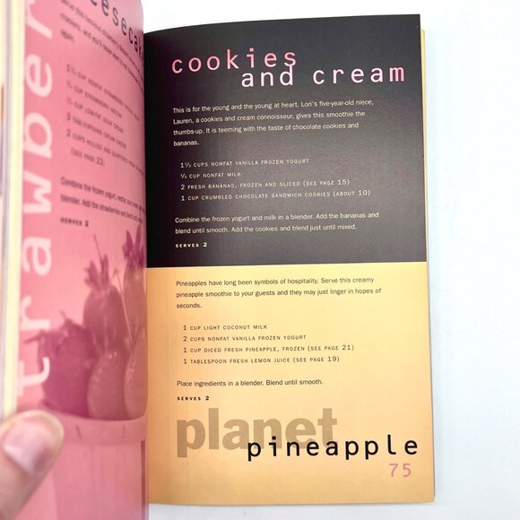 Smoothies Cookbook 1997 50 Recipes for Healthy Fruit Drinks & Energy Refreshment - Picture 5 of 8
